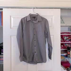 Vintage Ben Sherman black grey check pattern shirt